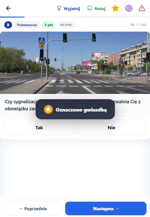 Oznaczanie ulubionych